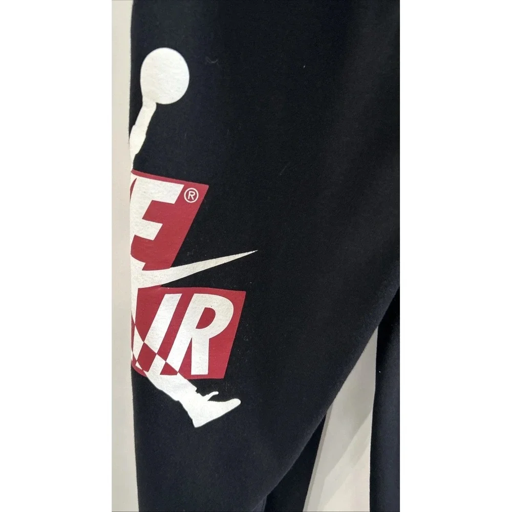 Nike Air Jordan Jumpman Jogger Sweatpants Swoosh Black Med 10-12